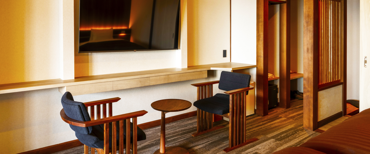 ゆったりとした、くつろぎのツインルーム