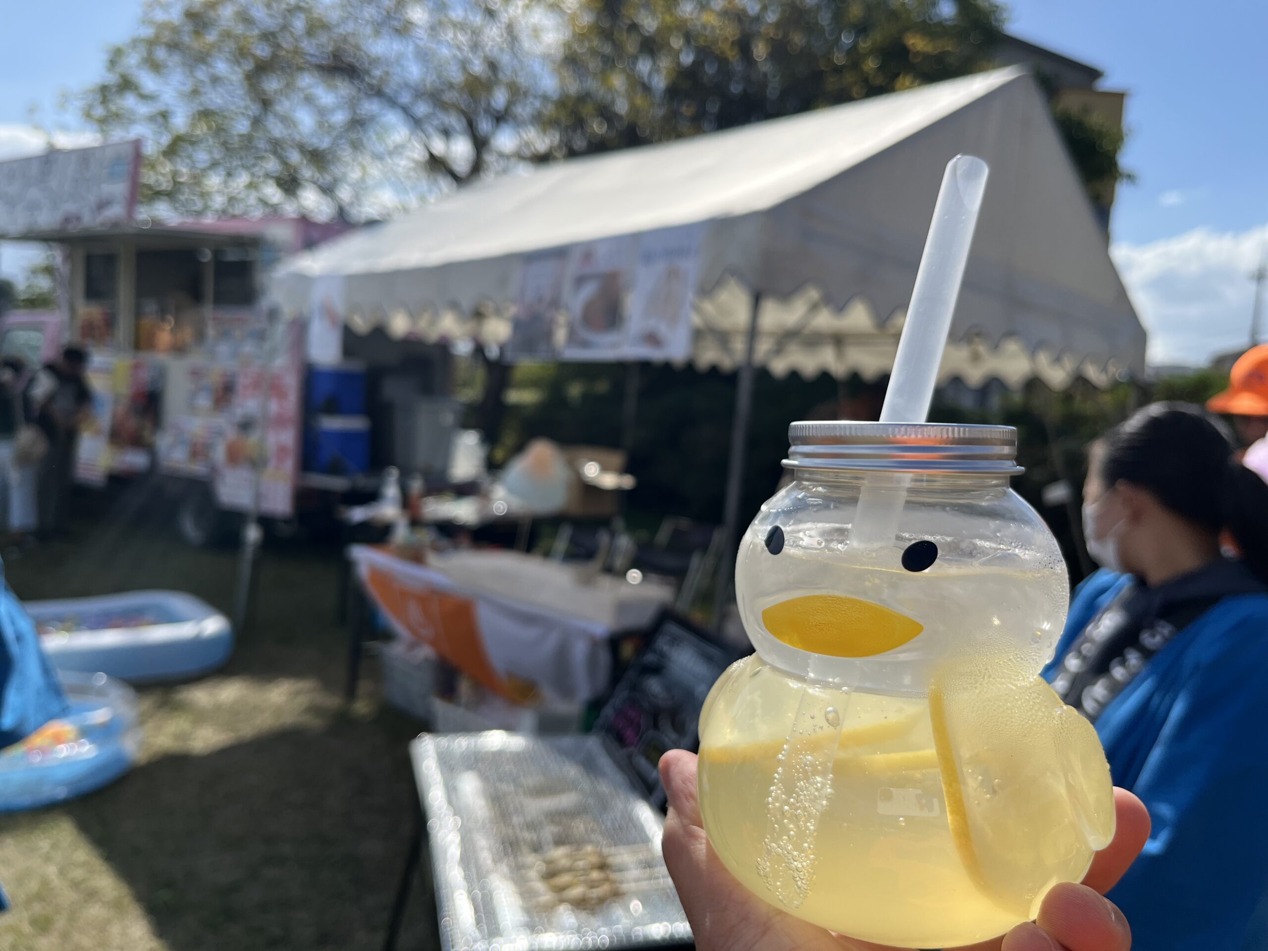 びわ湖オクトーバーフェスタ 雄山荘カフェ 屋台 あふるちゃんドリンク