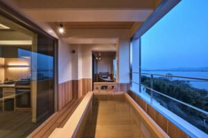 おごと温泉雄山荘の琵琶湖一望スイートルーム