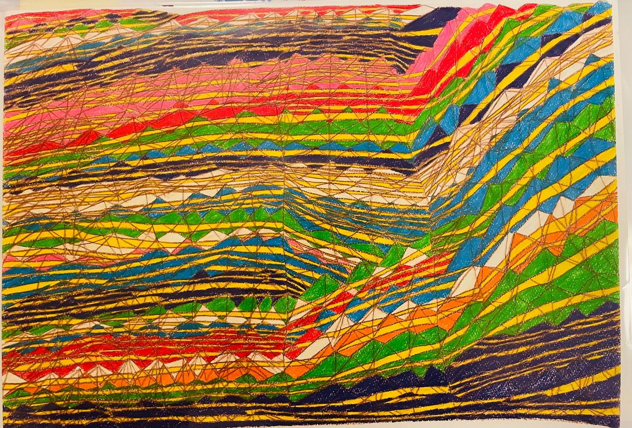 おごと温泉雄山荘のアール・ブリュット作品展示