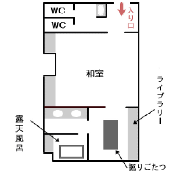 エグゼクティブ里山 和洋室間取り一例